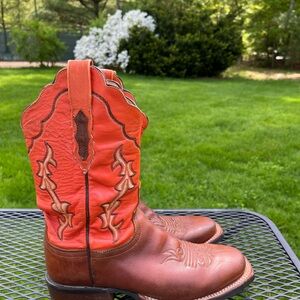 LUCCHESE 2000 Women’s Antique Brown Boots Size 7 1/2B